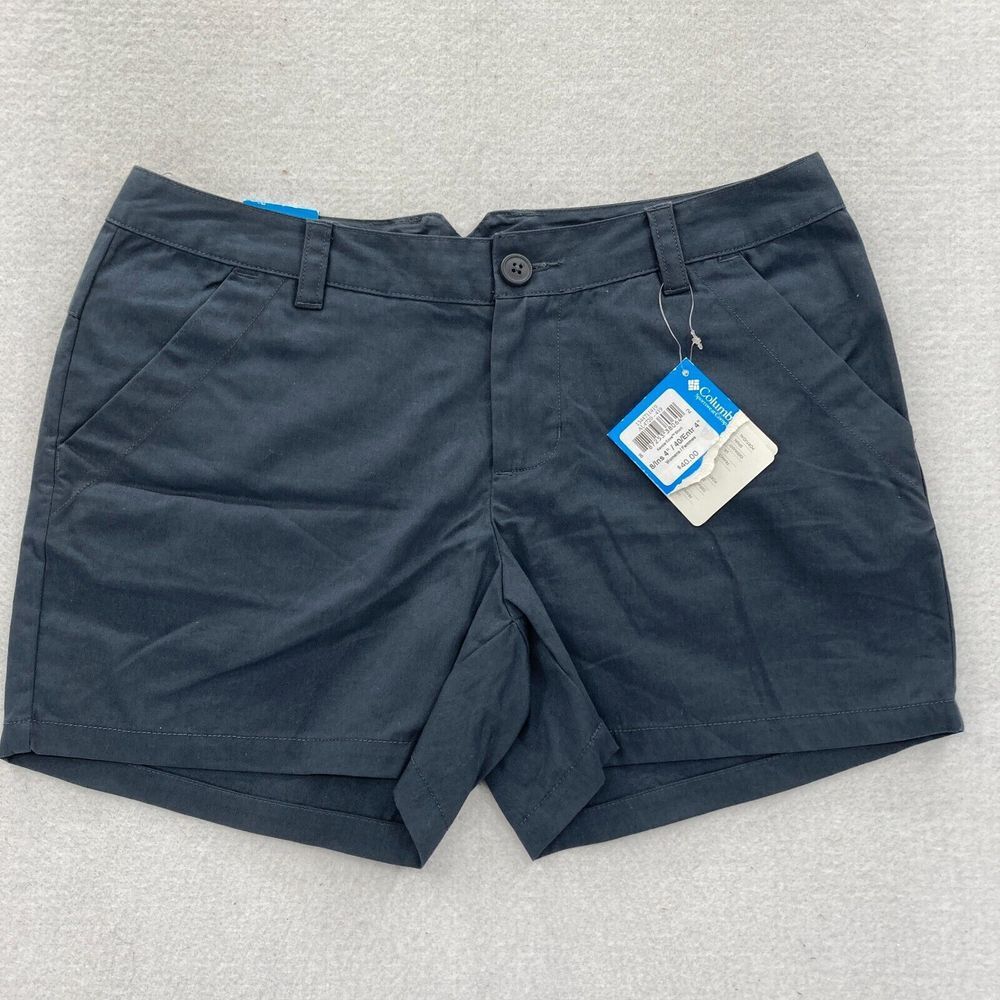 Columbia Kenzie Cove Short Women's 8 Dark‎ Gray 100% Cotton Hiking Outdoors NWT